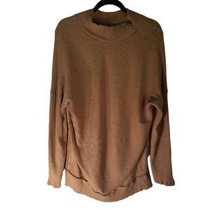 Free People We The Free Cognac Long SLeeve Tunic